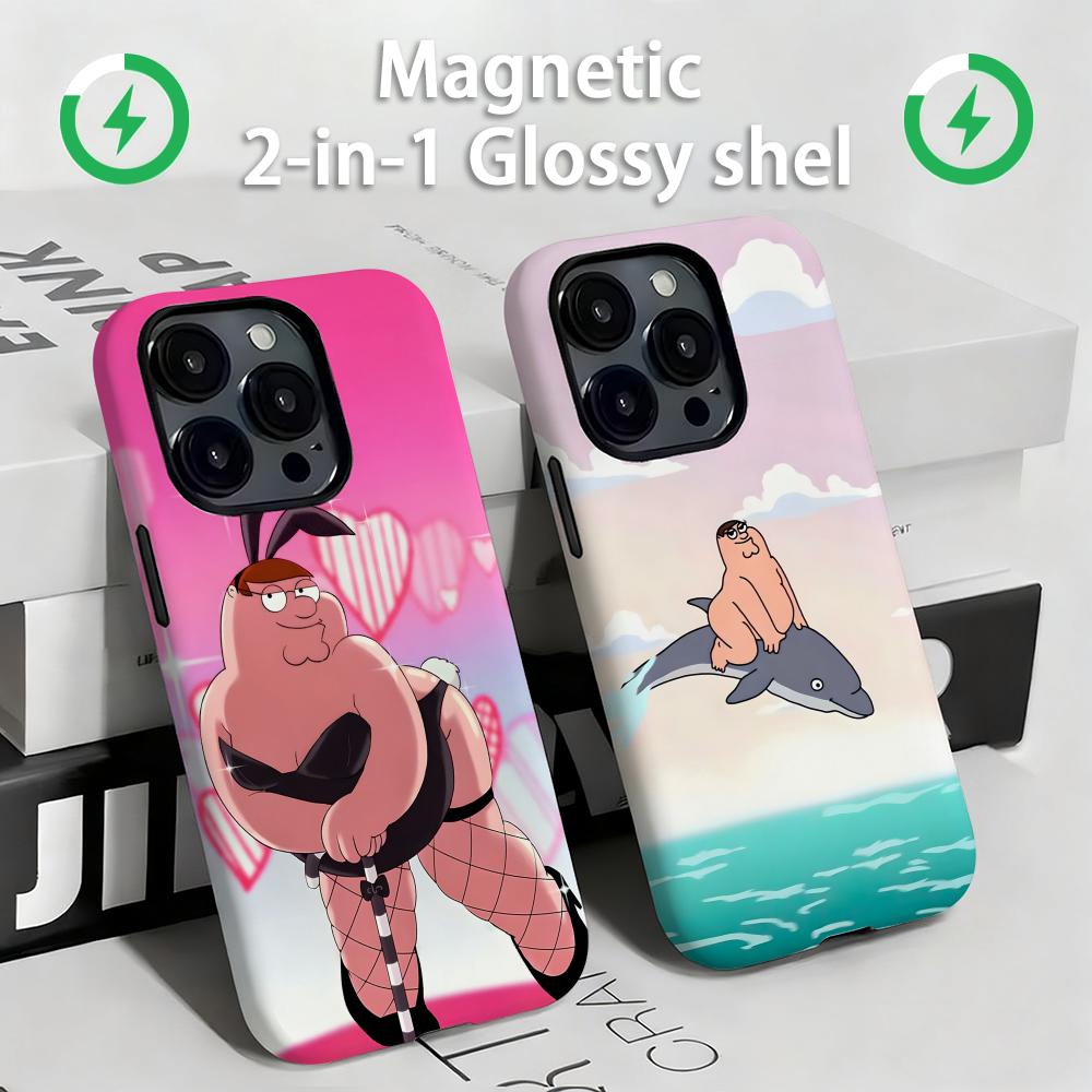 Magnetic Phone Case - Funda de teléfono Family Guy Peter