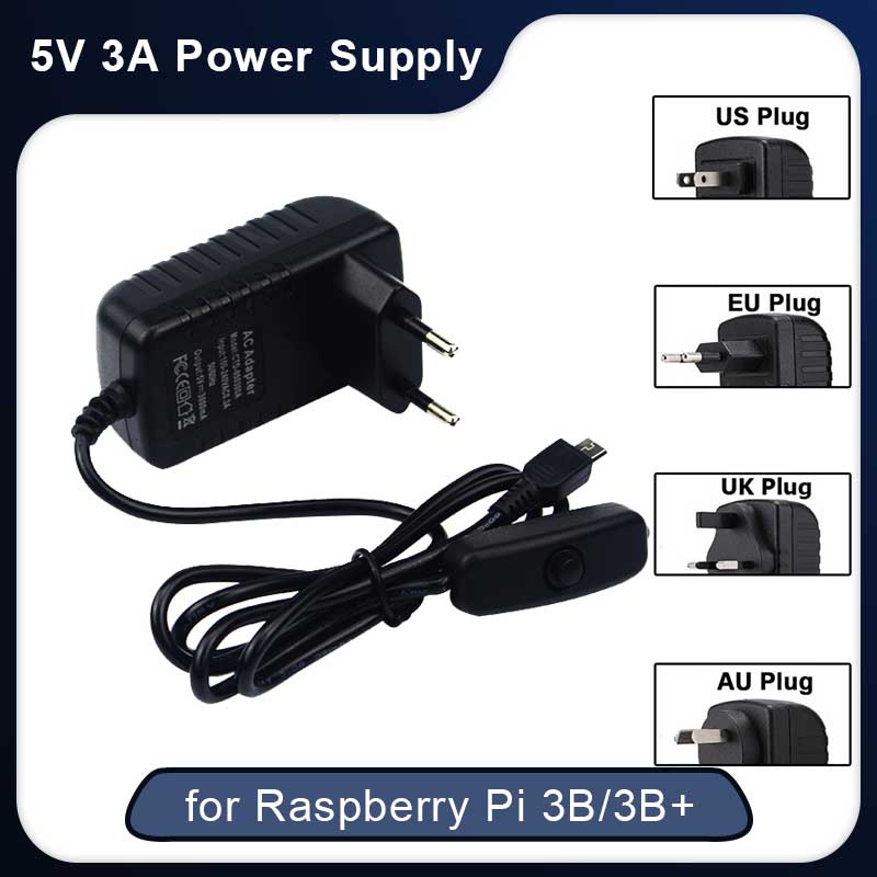 Phone Accessories Uk - 5V 3A Raspberry Pi 3 Modelo