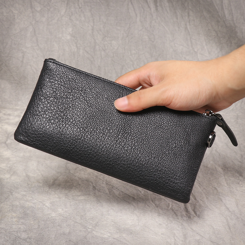 Phone Accessories Wholesale In China - Bolso de Mano de Cuero Genuino