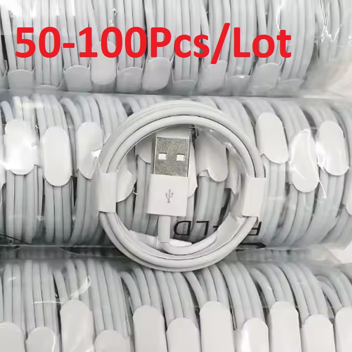 Phone Accessories Wholesale - 50-100 unids/lote Cable USB para Iphone