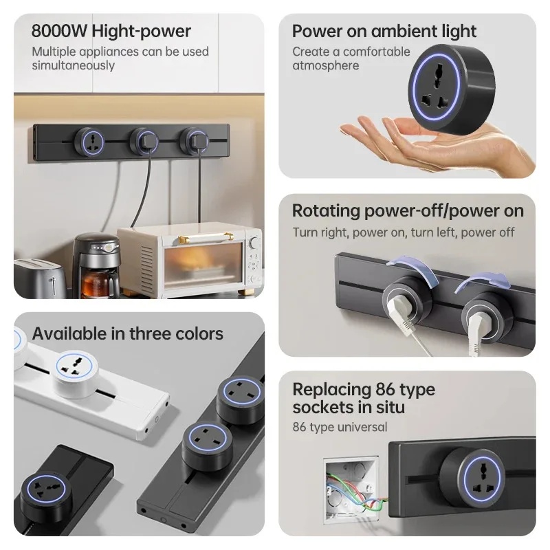 Enchufe de Pared con Riel de A - Phone Accessories Uk reseña y precio