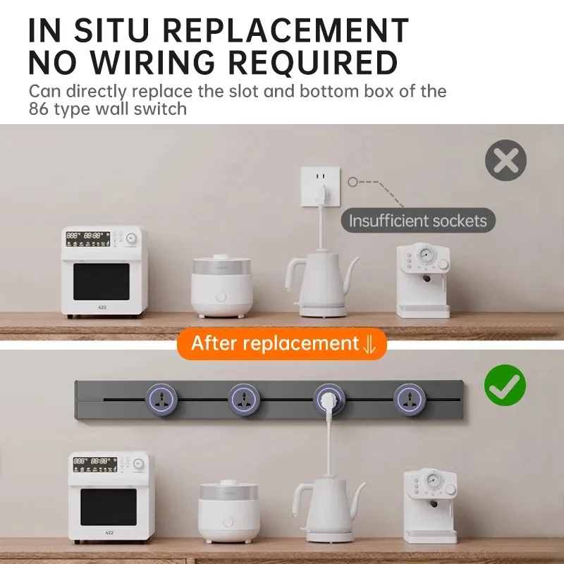 Enchufe de Pared con Riel de A - Phone Accessories Uk reseña y precio