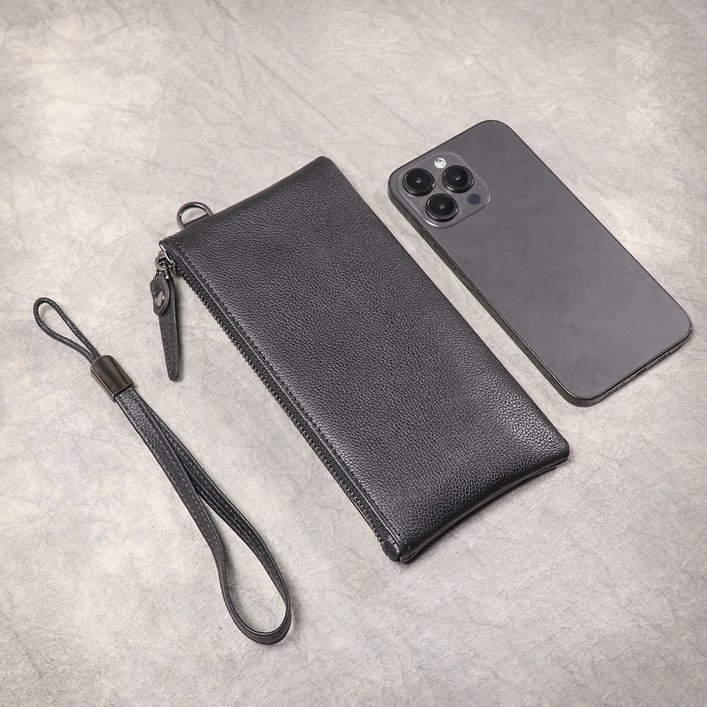 Bolso de Mano de Cuero Genuino - Phone Accessories Wholesale In China reseña y precio